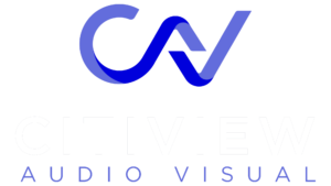 CitiView Audio Visual logo - corporate event production company serving NYC New Jersey Denver and Austin