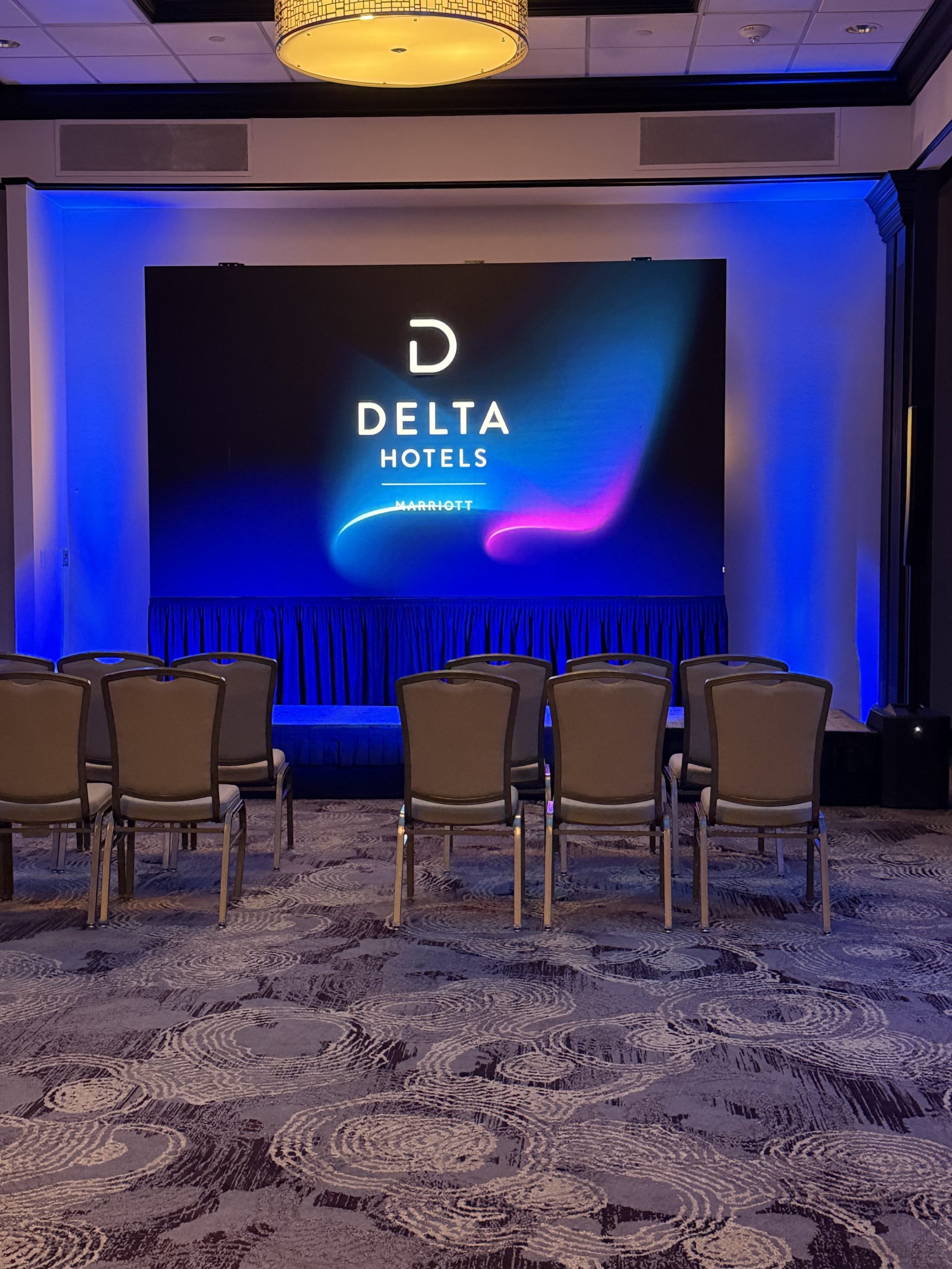 Delta Hotel Somerset LED wall conference display